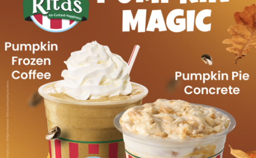 Rita’s意大利冰激淋店推出限时秋季新品